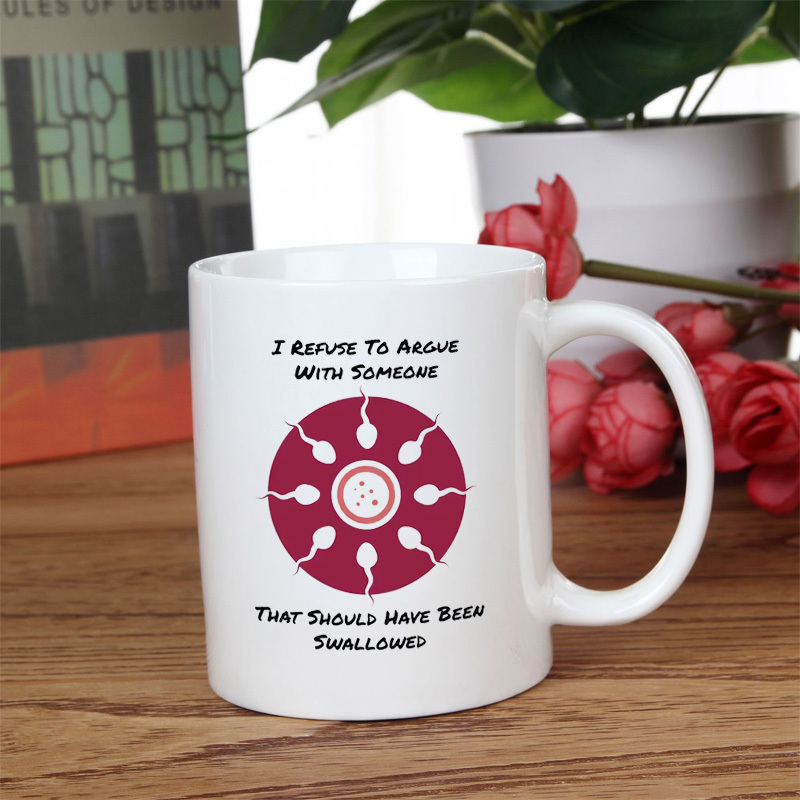 Interesting printed mug