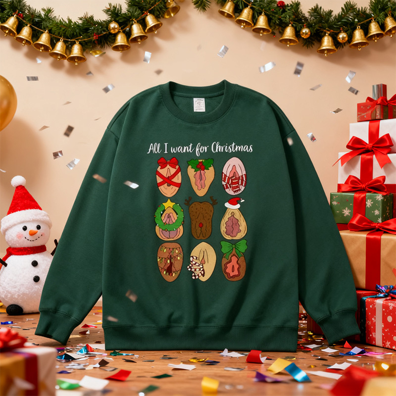 Interesting graffiti crew neck sweatshirt