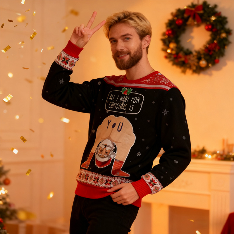 Fun playful Christmas jumper
