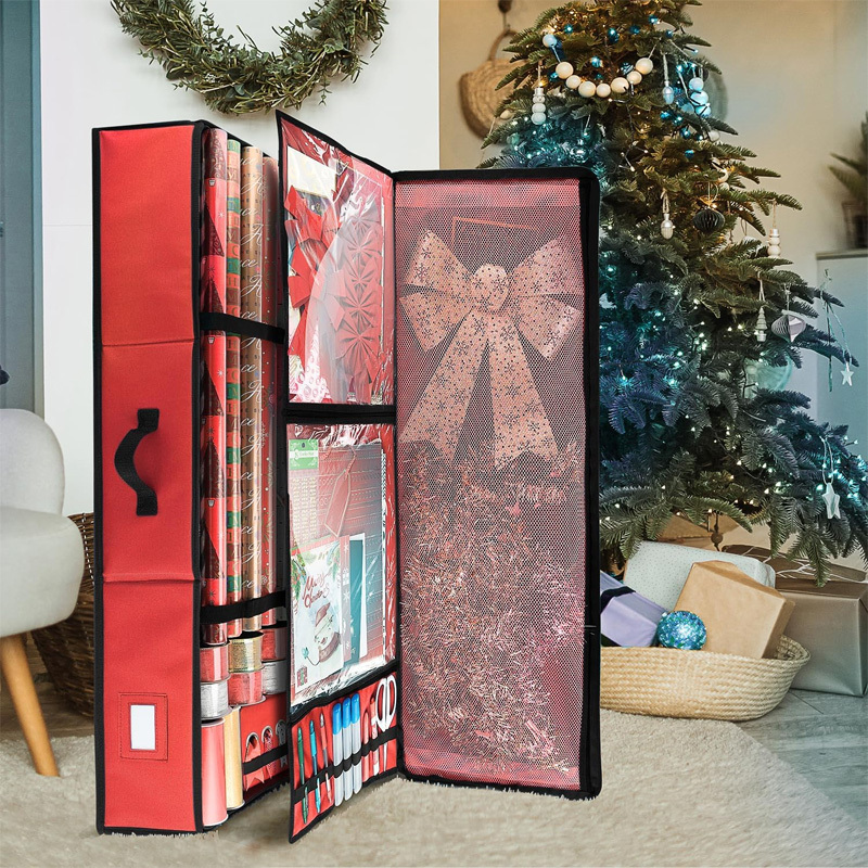 New Christmas wrapping paper storage box