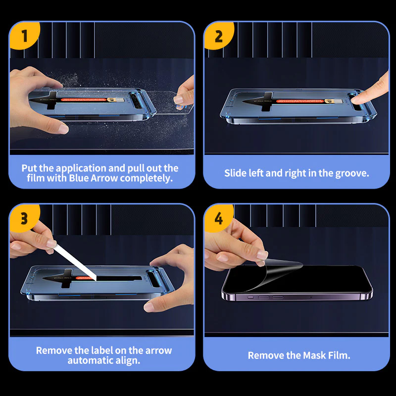 Dust-free screen protector