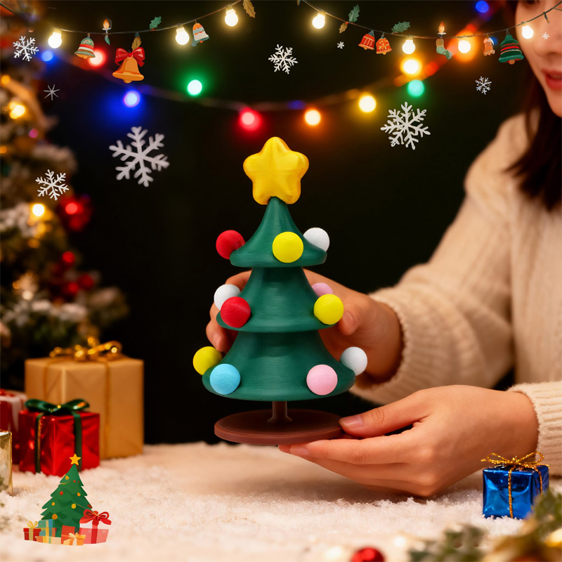 Spinning Top Christmas Tree
