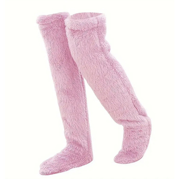 High-top thermal knee socks