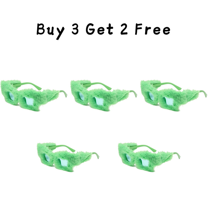 Plush Square Frame Sunglasses