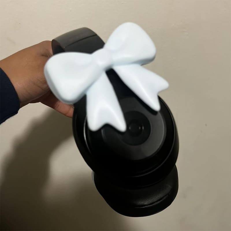 Silicone bow headphone accessories