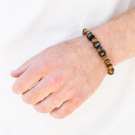 Custom Beaded Bracelet for Men