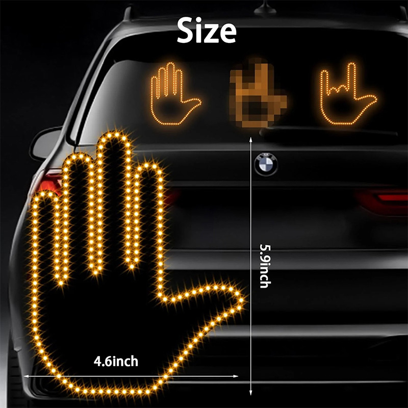 Multi-functional car finger light