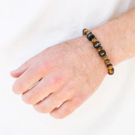 Custom Beaded Bracelet for Men