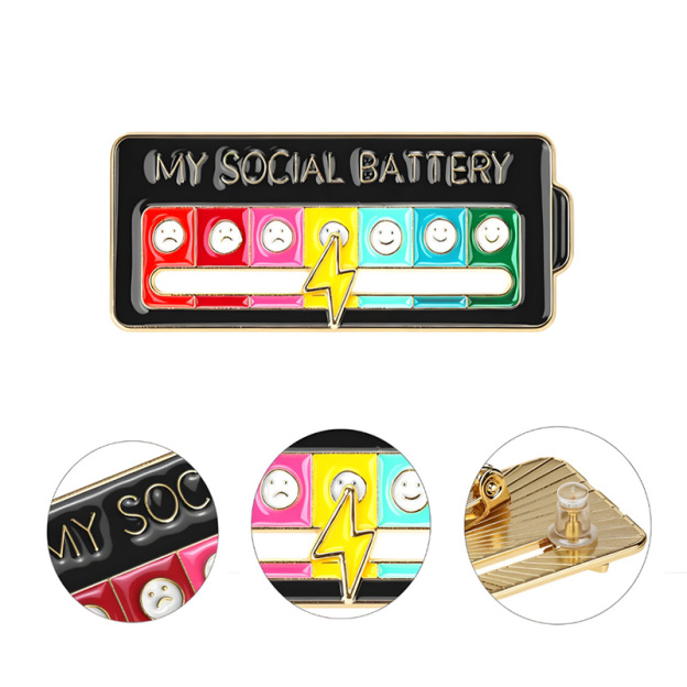 Sliding Mood Brooch