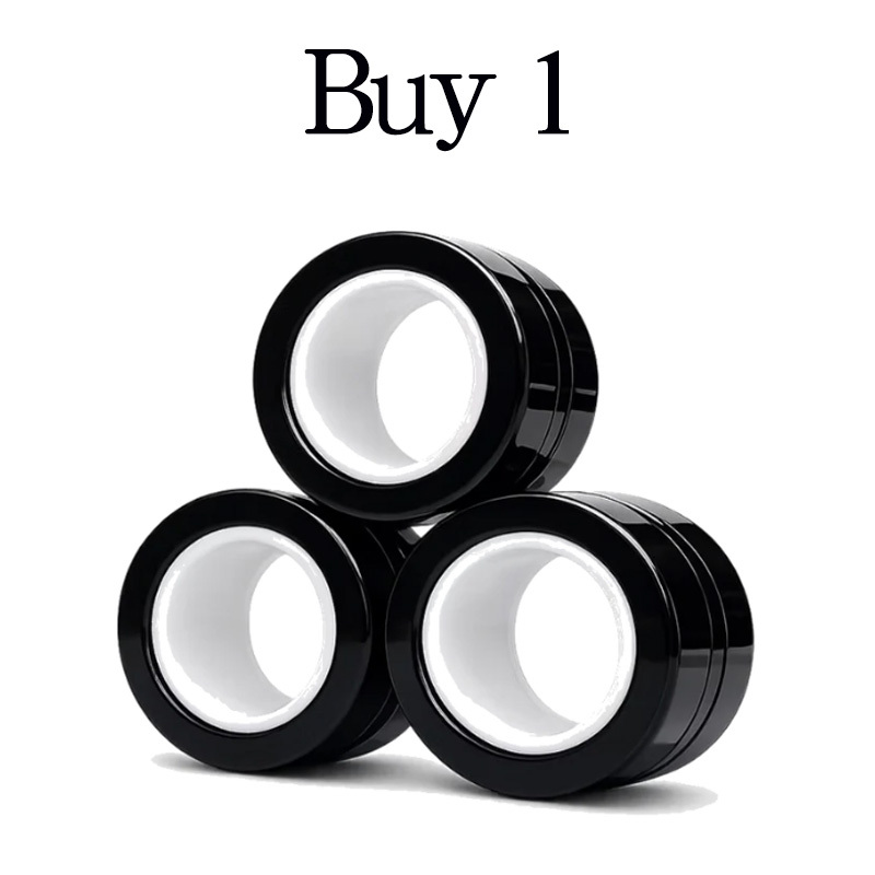 Magnetic decompression fidget spinner