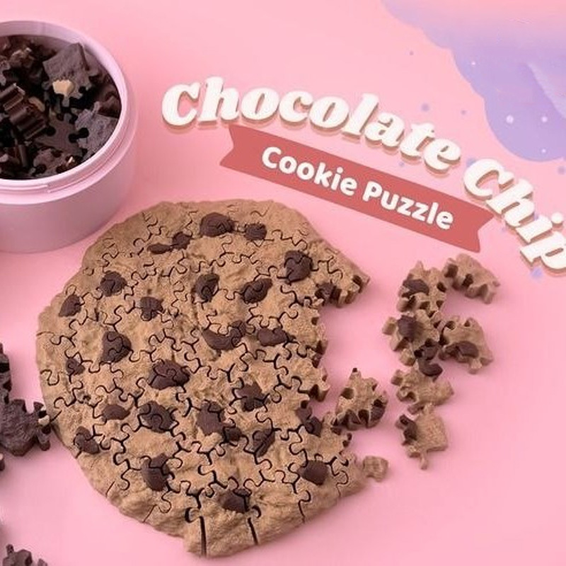 Cookie puzzle building blocks