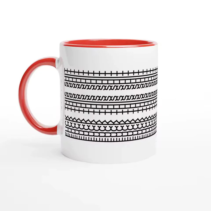 Hidden Information Line Ceramic Mug