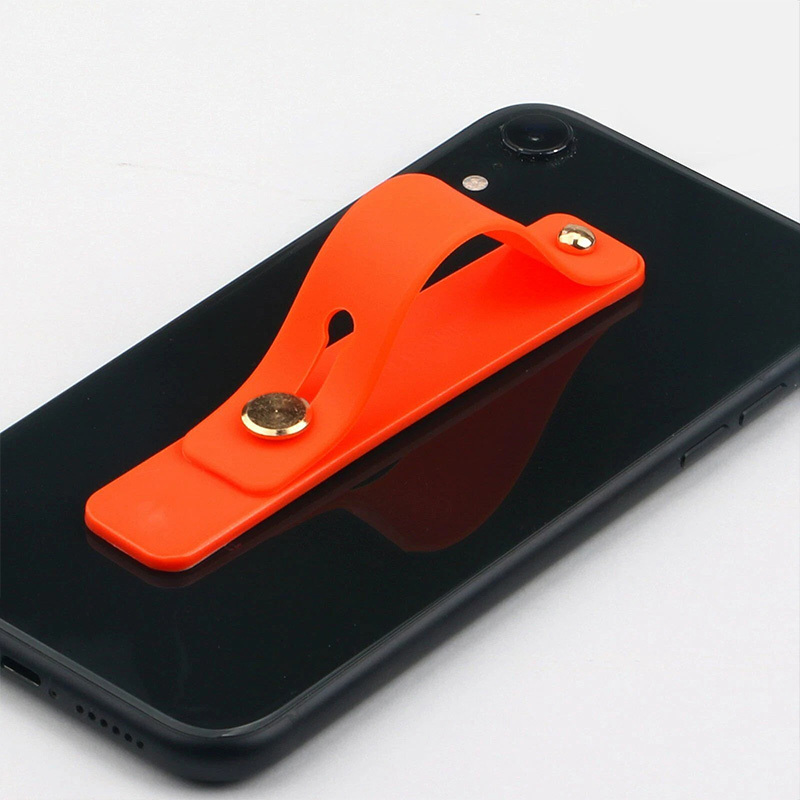 Solid color silicone phone holder