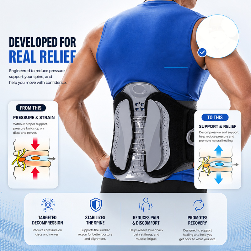 Lumbar support belt