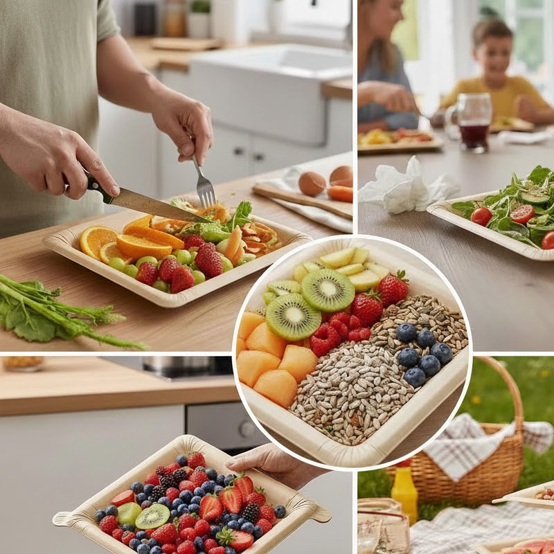 Reusable Square Paper Plates