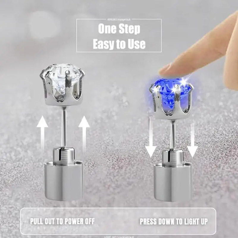 LED Rainbow Earrings