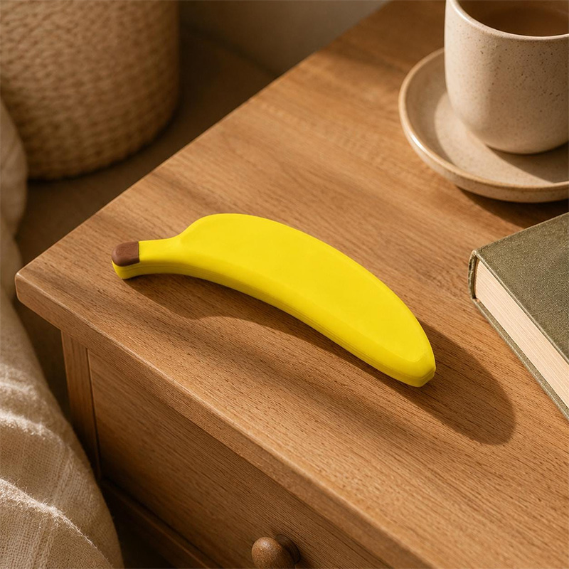 Fun banana hand fan