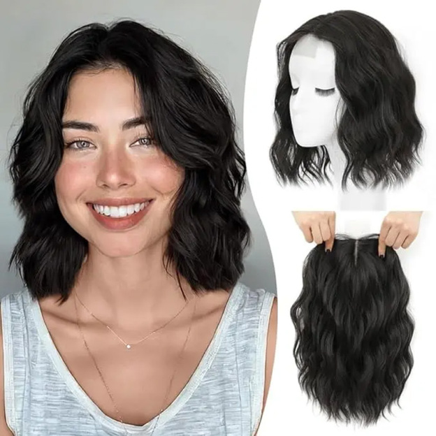 Short wavy wig