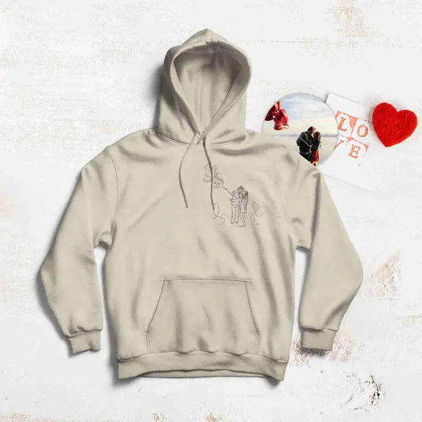 Pop Embroidered Sweatshirt DIY Customized Hoodie