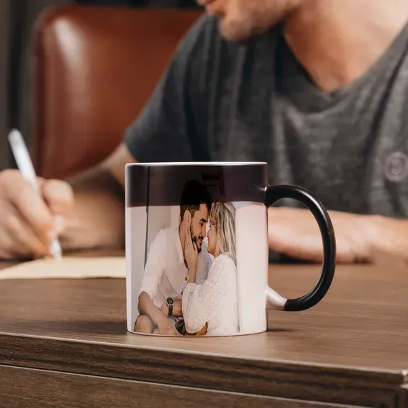Photo Mug - Photo Upload Mug - Magic Mug - Custom Photo Mug, Gifts for Family, Friends, Couple - Personalized Photo Mug