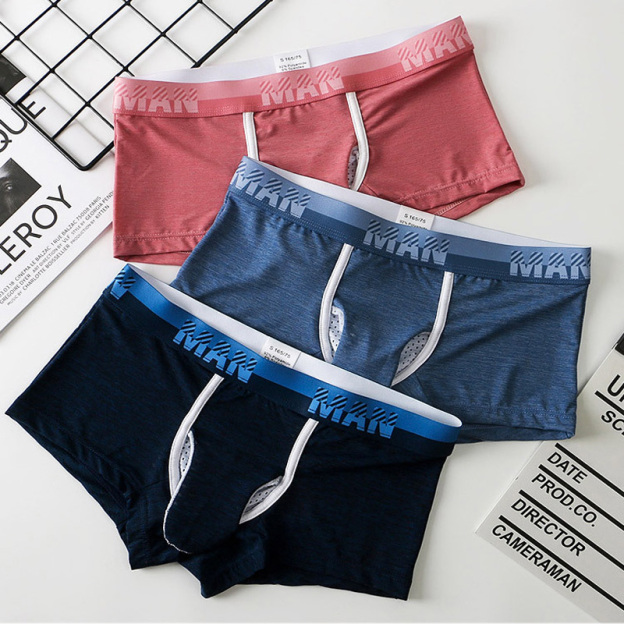 Men's breathable ice silk underwear