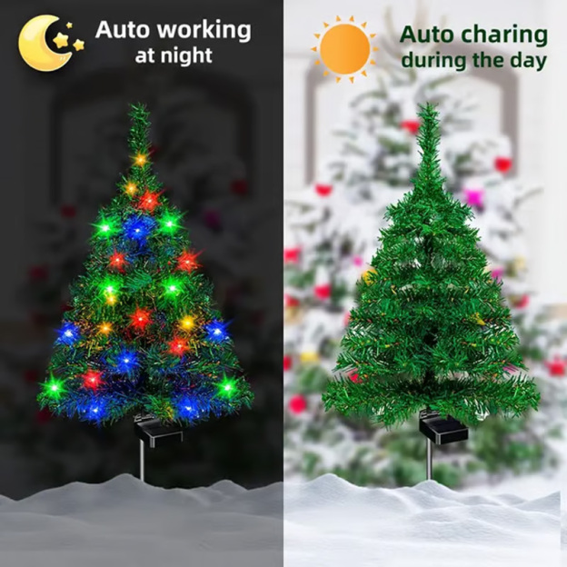 New Christmas Tree Solar Lights