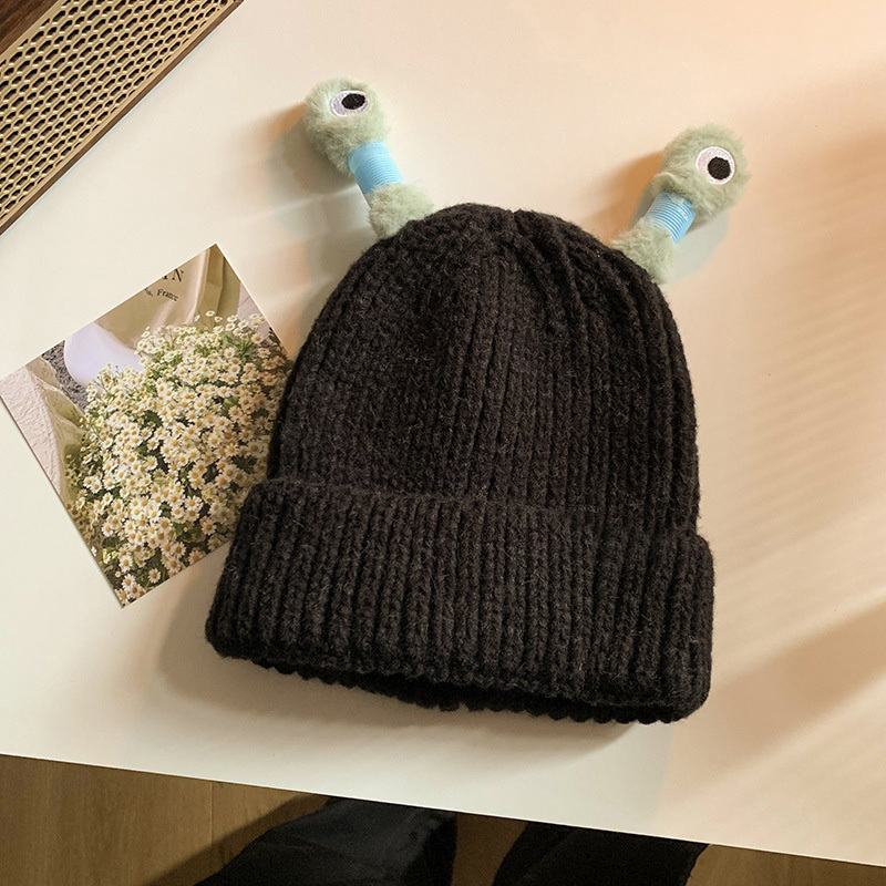 Cute Knitted Glowing Antenna Hat