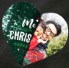 Personalized photo heart sequin t-shirts for men and women