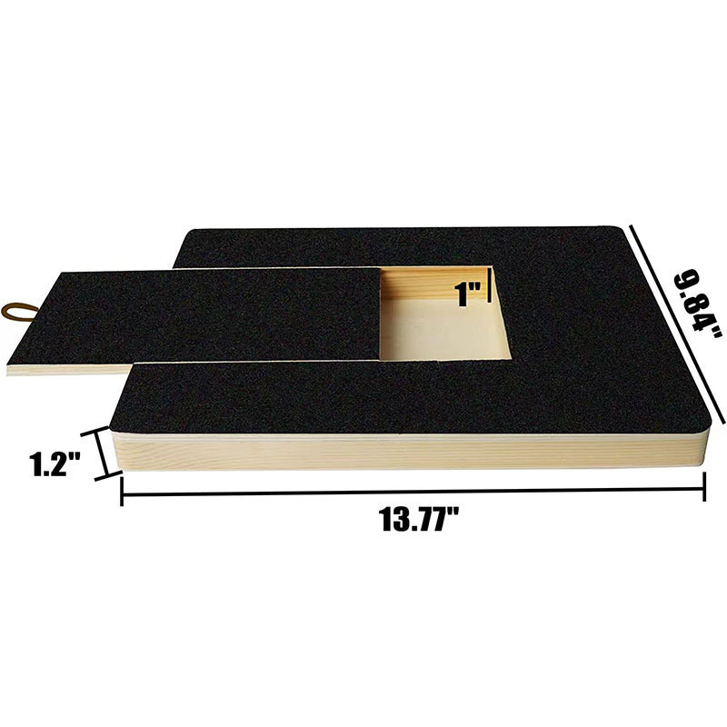 Pet nail trimming board