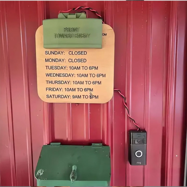 Military Style Door Decor