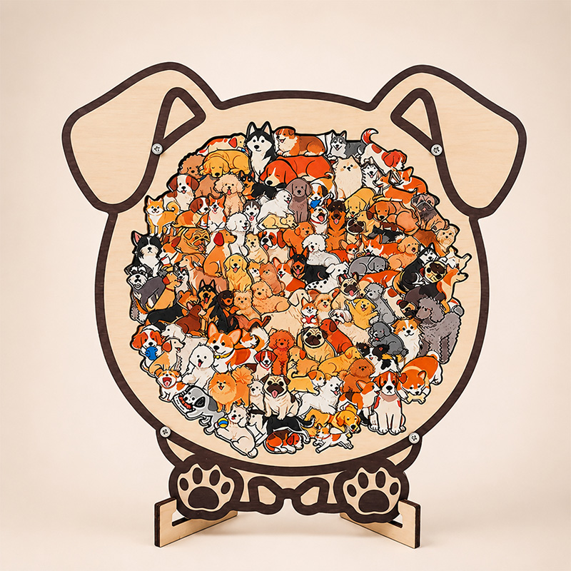 Cute animal puzzles to relieve stress