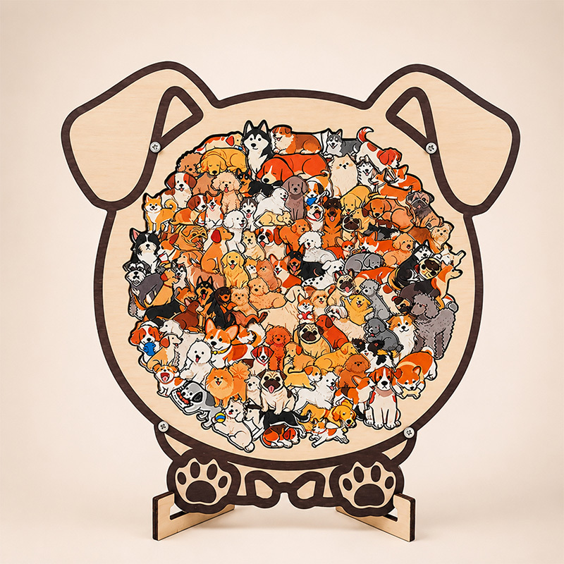 Cute animal puzzles to relieve stress