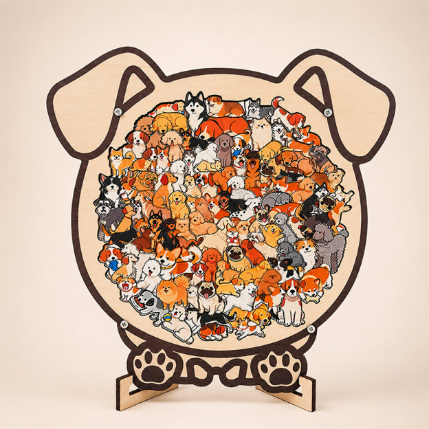 Cute animal puzzles to relieve stress