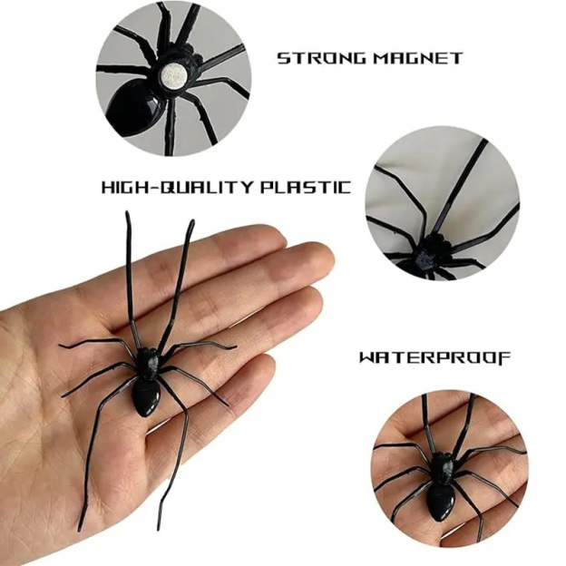 Simulated Spider Magnetic Refrigerator Magnet