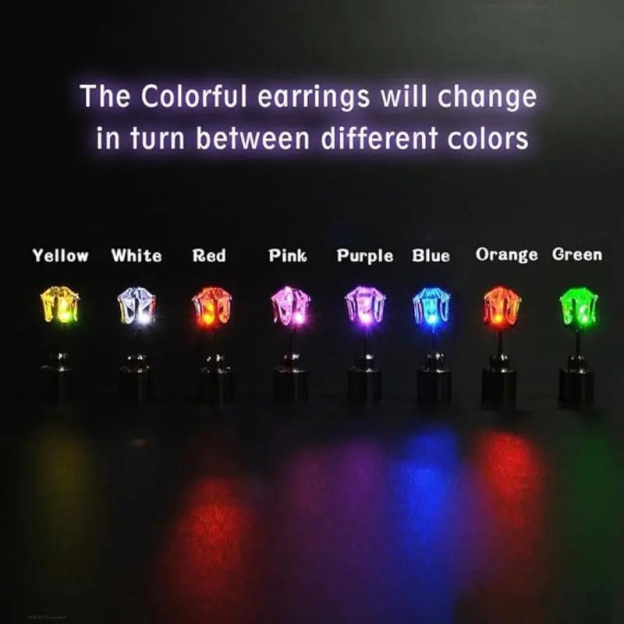 LED Rainbow Earrings