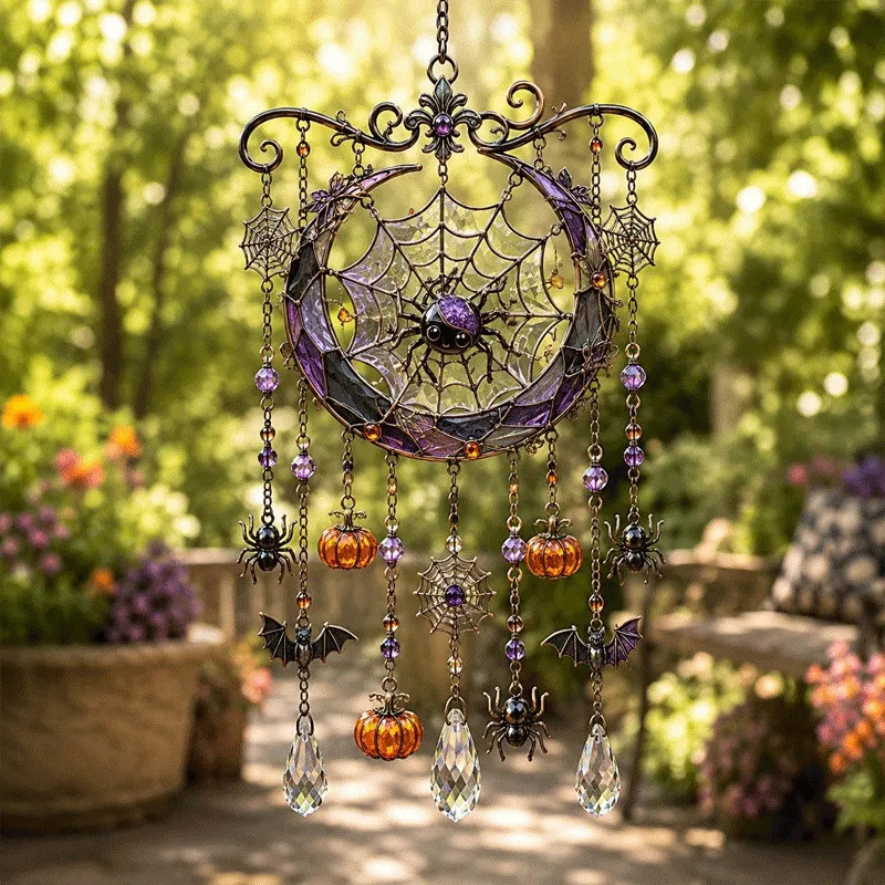 Halloween light-catching wind chimes
