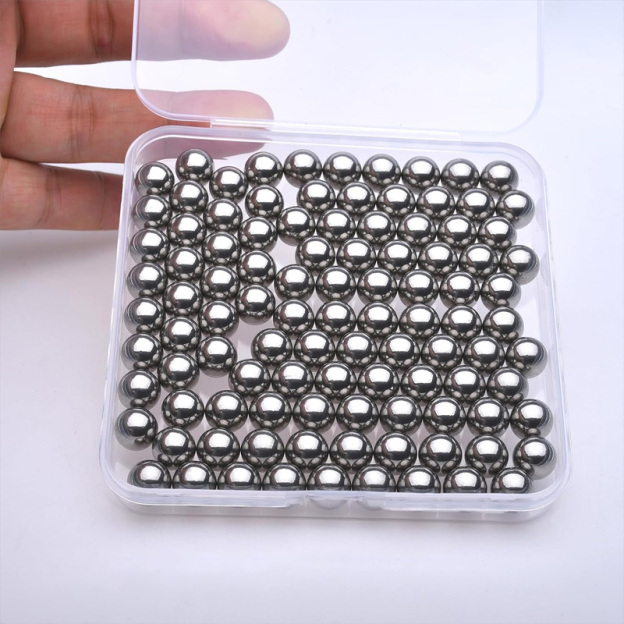 Card slingshot steel projectiles
