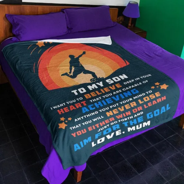 Soccer/Football v2 - Personalized Blanket