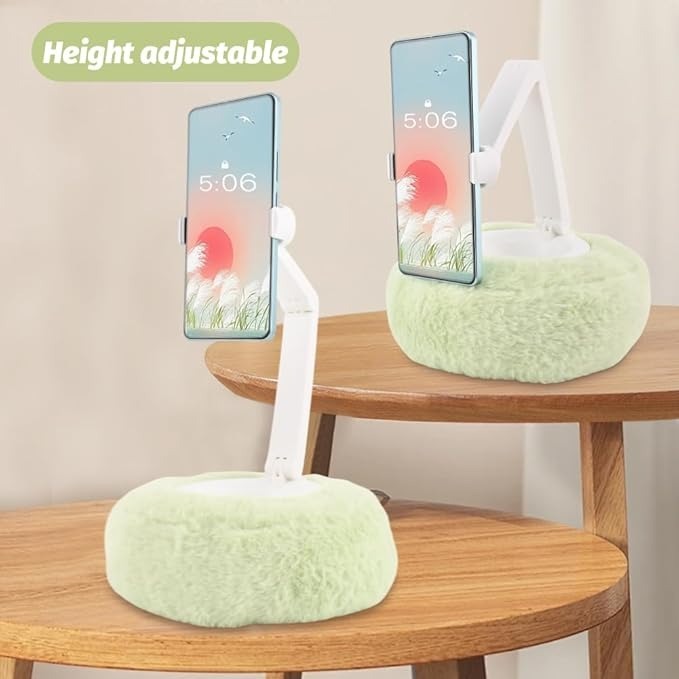 Cell Phone Holder Plush Pillow Holder