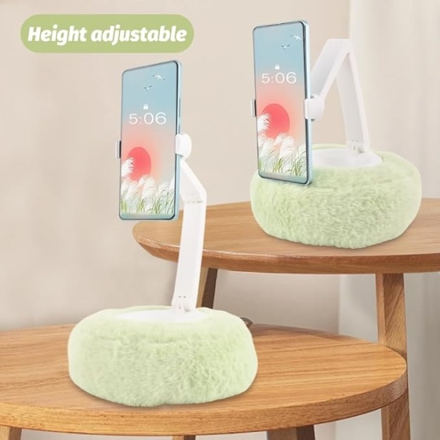 Cell Phone Holder Plush Pillow Holder