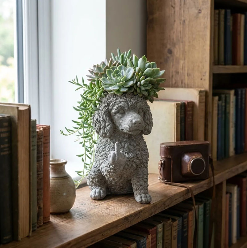 Fun French Dou Flower Pot