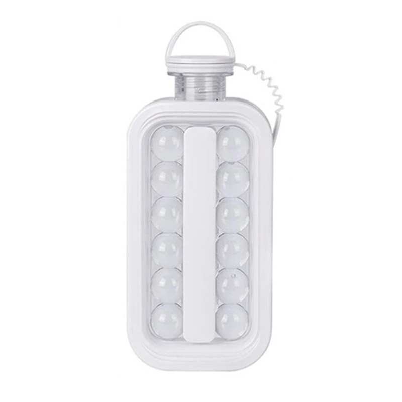 Portable Transparent Water Bottle Ice Grid Membrane Set
