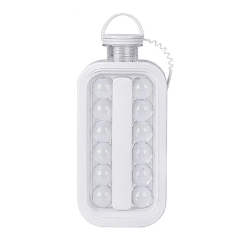 Portable Transparent Water Bottle Ice Grid Membrane Set