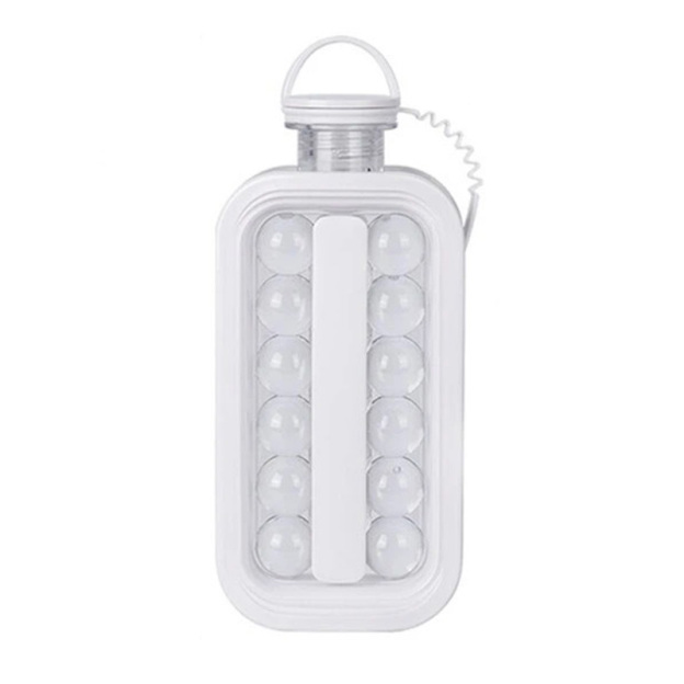 Portable Transparent Water Bottle Ice Grid Membrane Set
