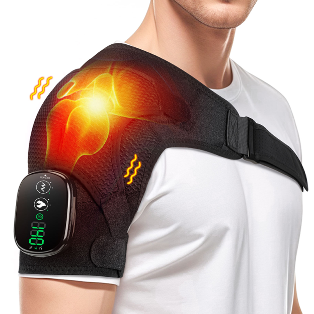 Heated Shoulder Massager with Vibration Therapy
