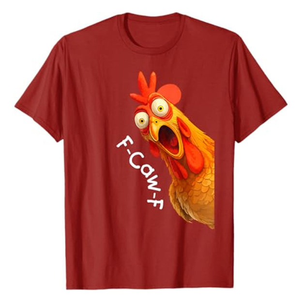 Cotton short-sleeved shirt with rooster print