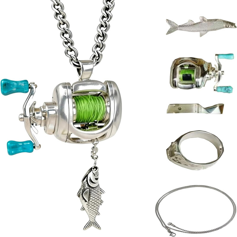 New Fishing Reel Jewelry Set