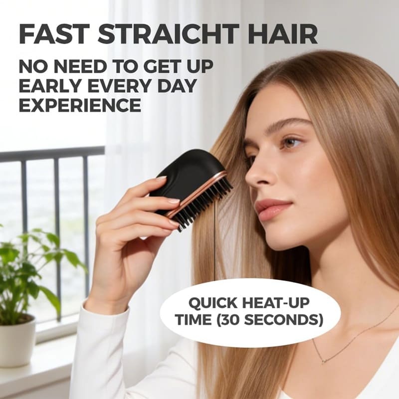 Wireless hair straightener
