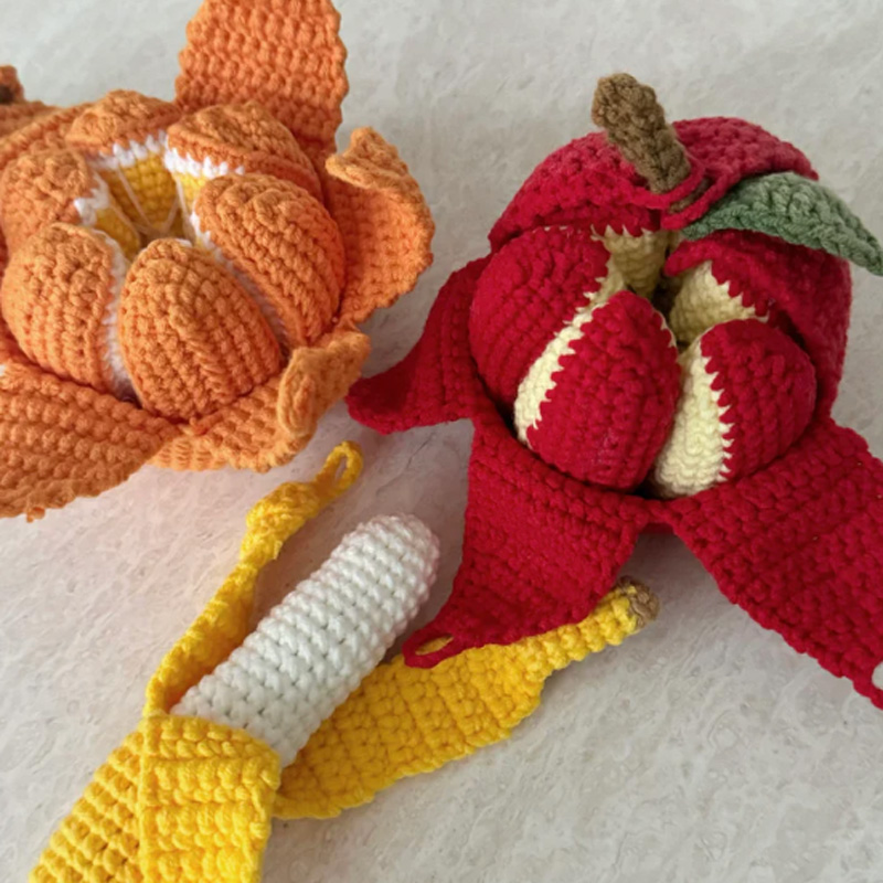 Crocheted Fruit Toys