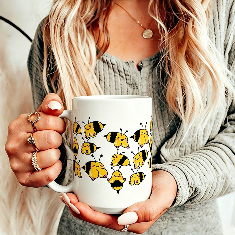 Funny Bee Ceramic Mug